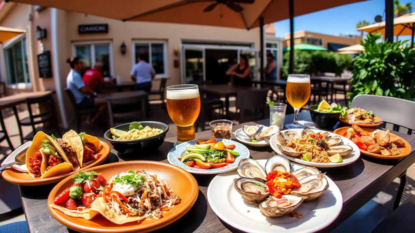 San Diego dining scene during Restaurant Week with coastal city lights