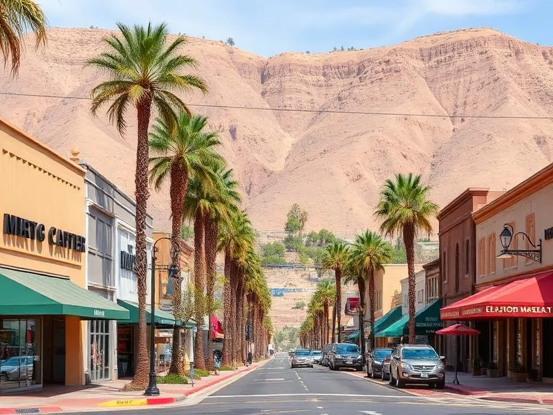 El Cajon, San Diego County — East County's hub city — the county's best Middle Eastern food, a real downtown and hot summers