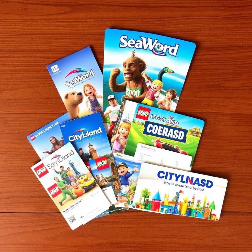 San Diego theme park ticket passes including SeaWorld, Zoo, LEGOLAND and CityPASS