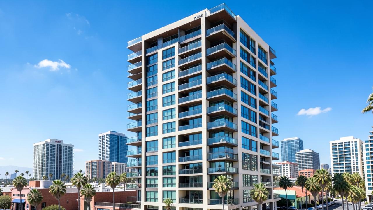 San Diego condominium buildings representing entry-level homeownership options