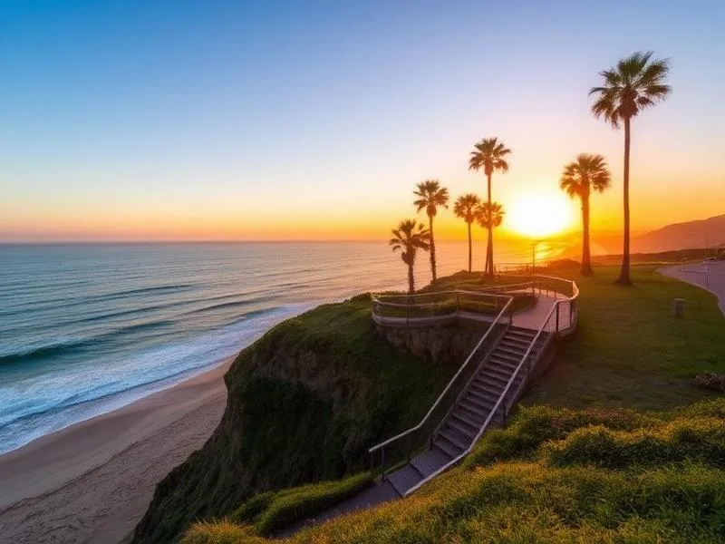 Solana Beach, San Diego County — Small, polished coastal town — Cedros Design District, Belly Up and bluff-top beaches